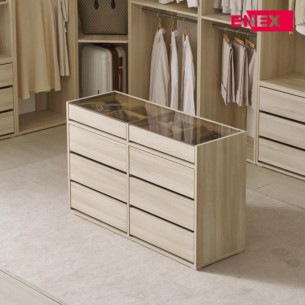 데일리 스테이션 3단 서랍 아일랜드 수납장 1200