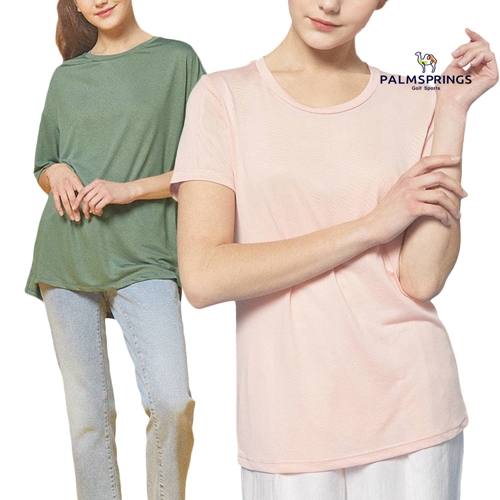 팜스프링스 여성 소프트 플랙스 반팔 티셔츠 PA20TSSWTS
