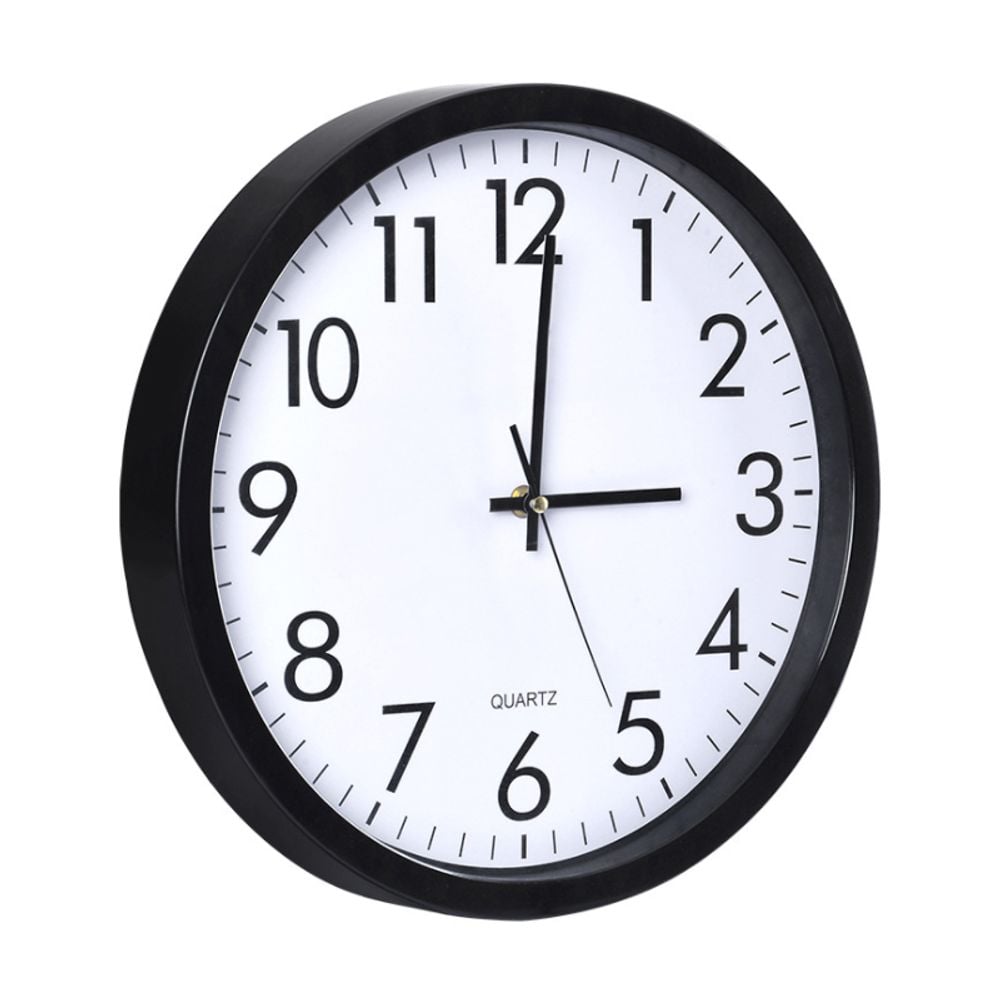 심플 원형 무소음 벽시계