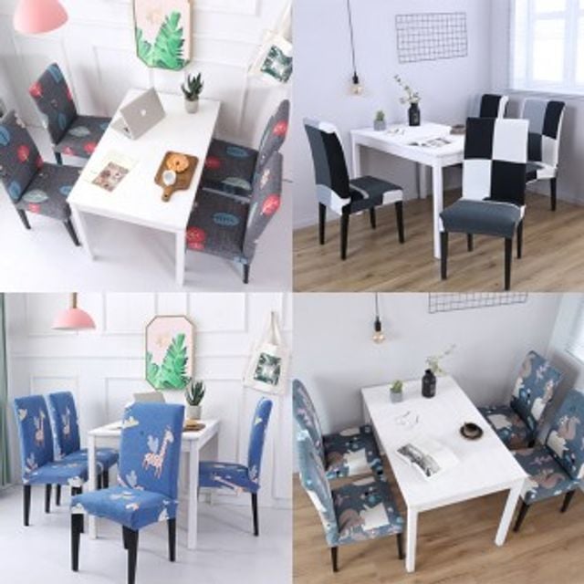 분위기전환 식탁의자 디자인 커버