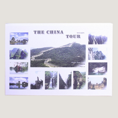 China Tour Photo Post card(중국여행 사진엽서)20장세트디자인문구