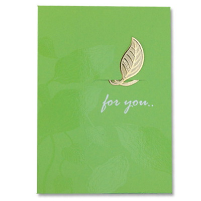 북마크 카드 (미니)   사각 나뭇잎