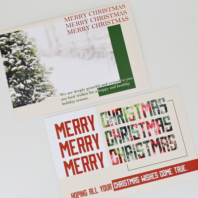 비비에 사진 엽서_Merry Christmas 카드
