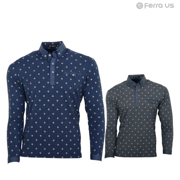 페라어스 남성 골프 디럭스 패턴 티셔츠 CTLU2053FR8