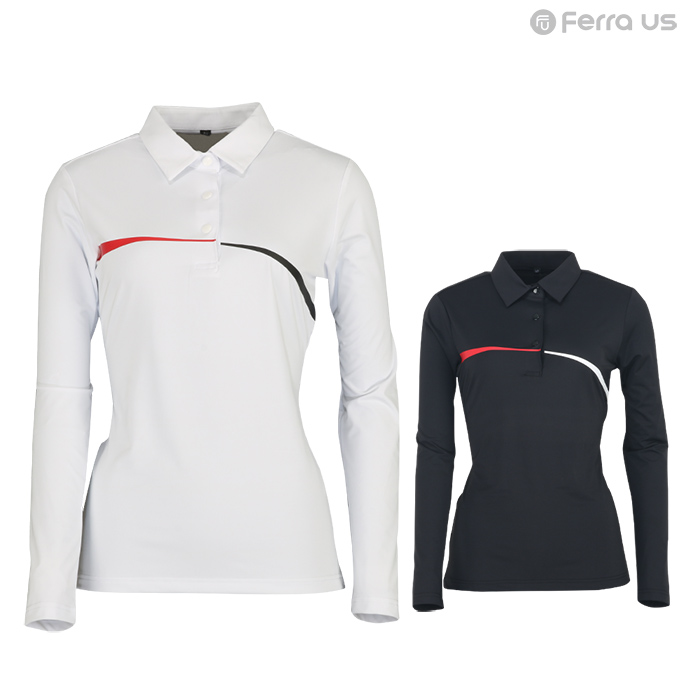 페라어스 여성 골프 스판S배색 카라티셔츠 ATLU5001F1